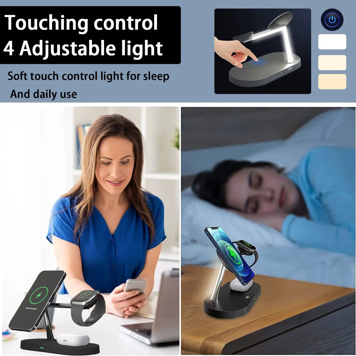 Magnetic Charger Stand for Apple